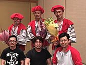 写真：2019年5月　慰労会花束